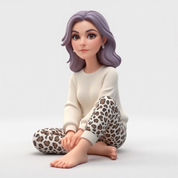 Ivie als 3D-Model Figur.