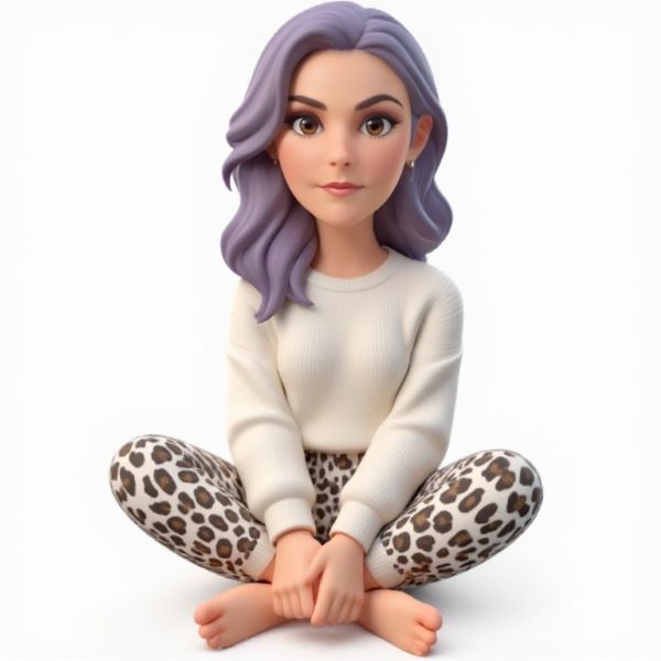 Ivie als 3D-Model Figur.